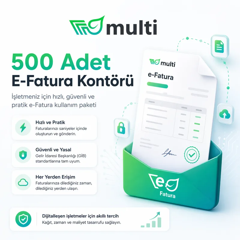 Yıllık 500 Kontör ve Portal Kullanımı