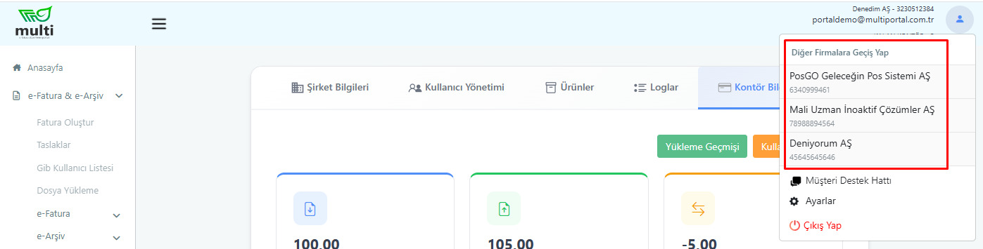 Firma Geçişi