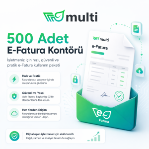 1 temmuz zorunlu efatura geçişi 500 adet e-fatura kontörü kampanyası
