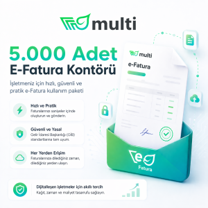 5.000 Adet E-Fatura Kontörü
