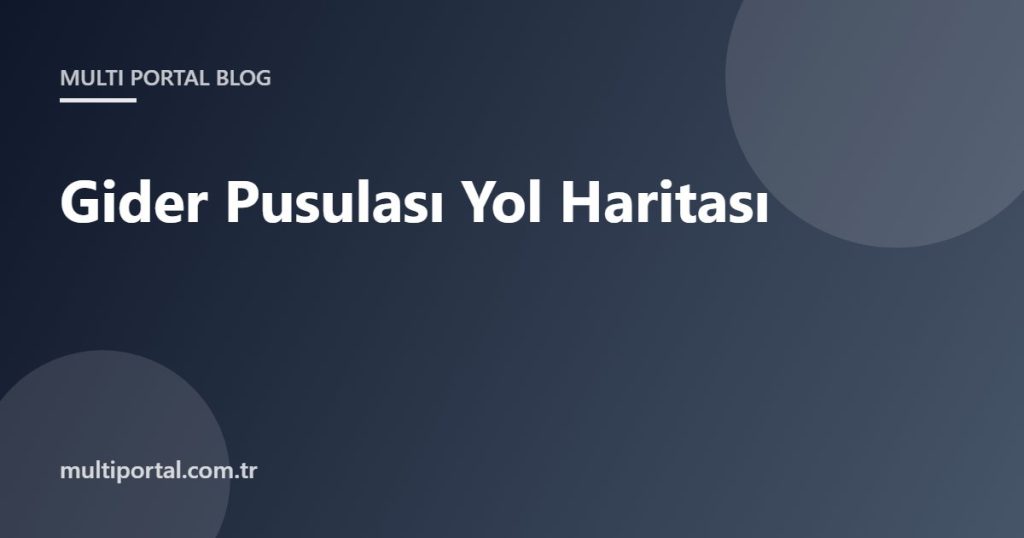 Gider pusulası yol haritası kapak görseli