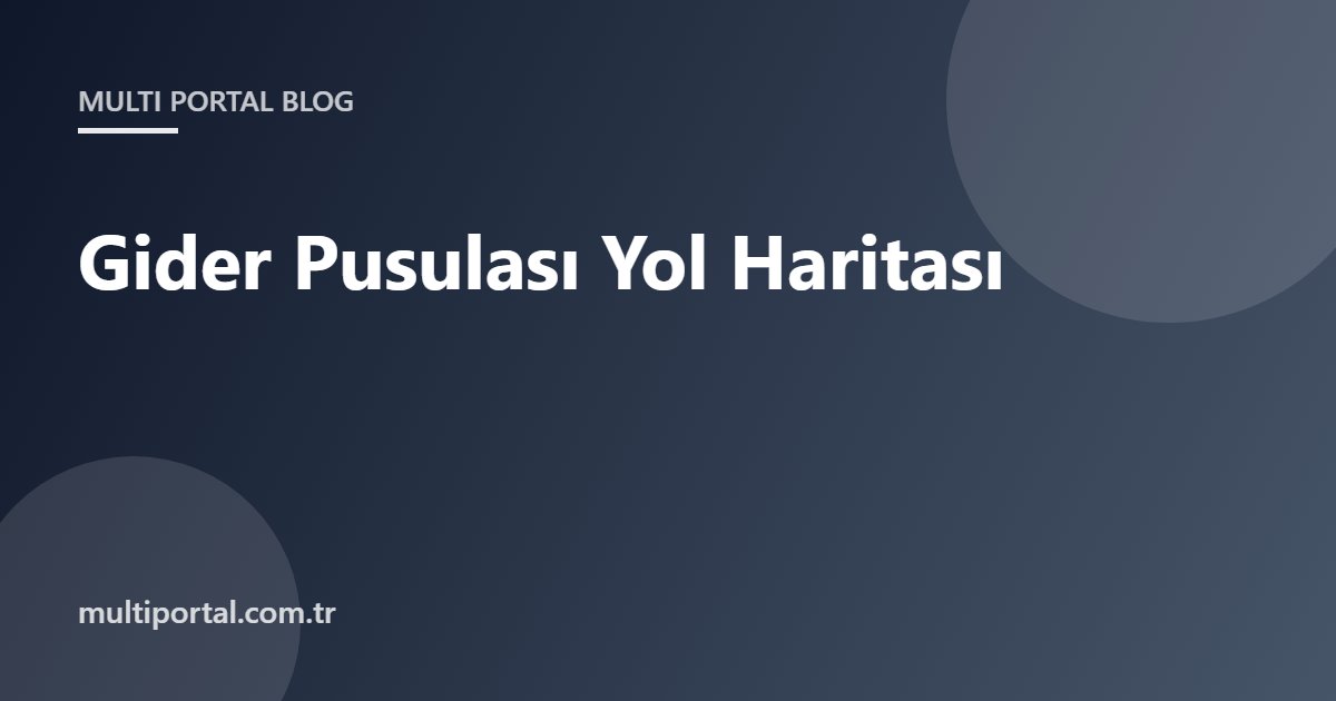 Gider pusulası yol haritası kapak görseli