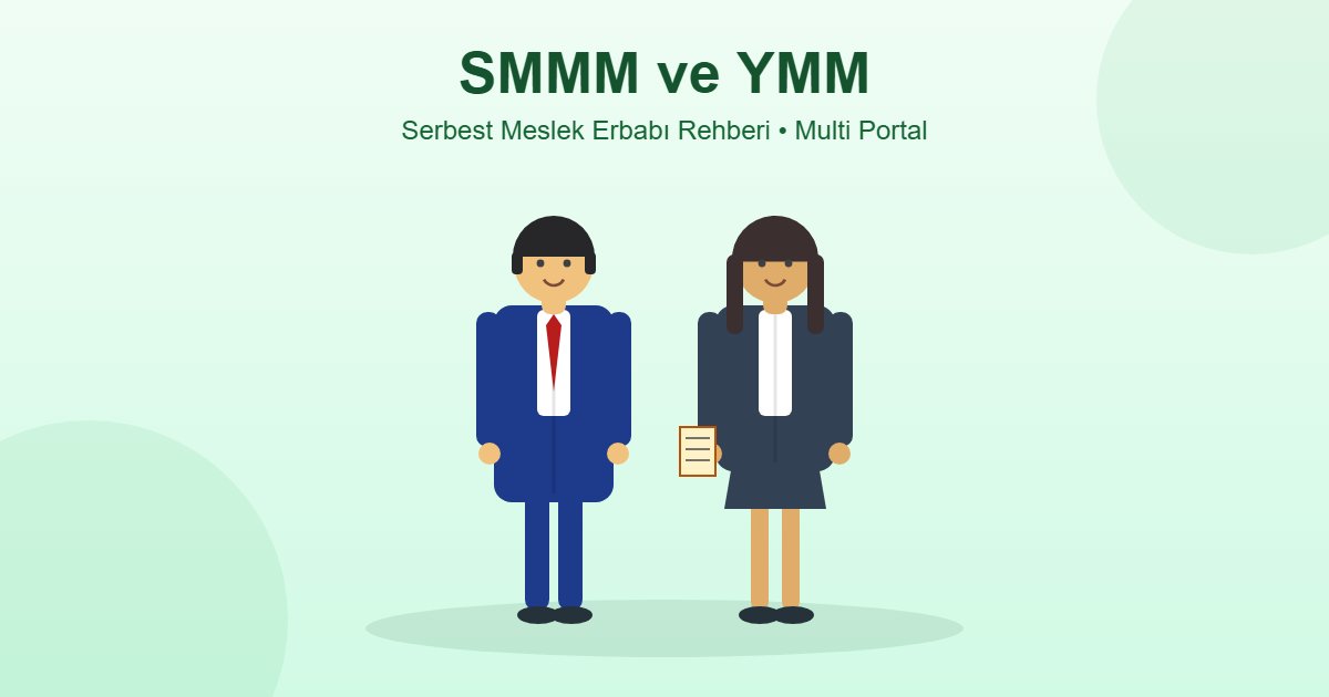 Serbest meslek erbabı mali müşavir - takım elbiseli bay ve bayan SMMM